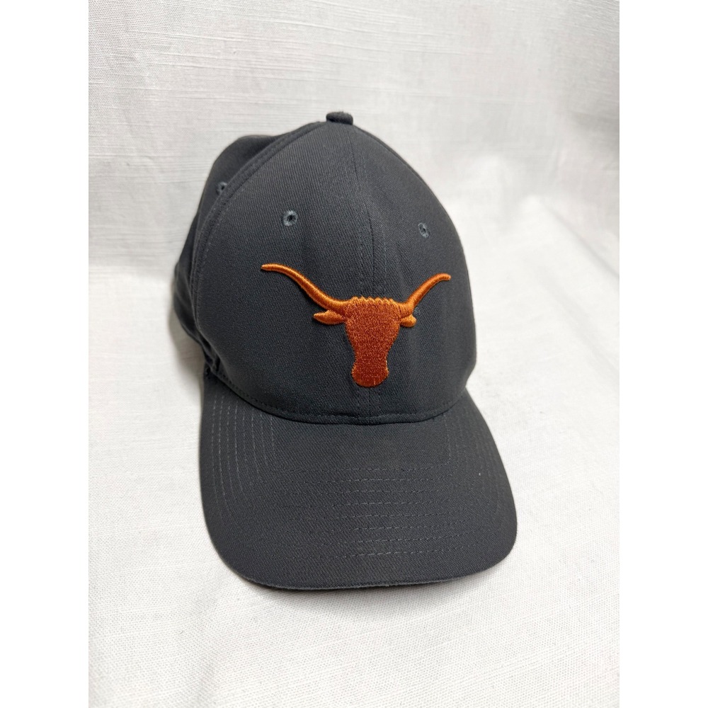 Nike Texas Longhorns Dri-FIT Ball Cap Hat L/XL Charcoal Burnt Orange UT Austin